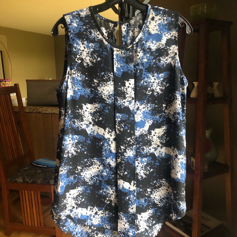 Vince Camuto Printed Hi Low Top